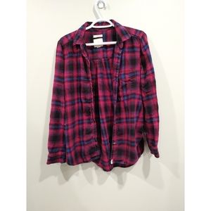 AEO Red and Blue Plaid - M